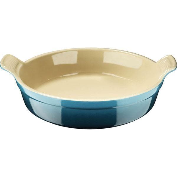 Le Creuset - Heritage ildfast form rund 24 cm deep teal