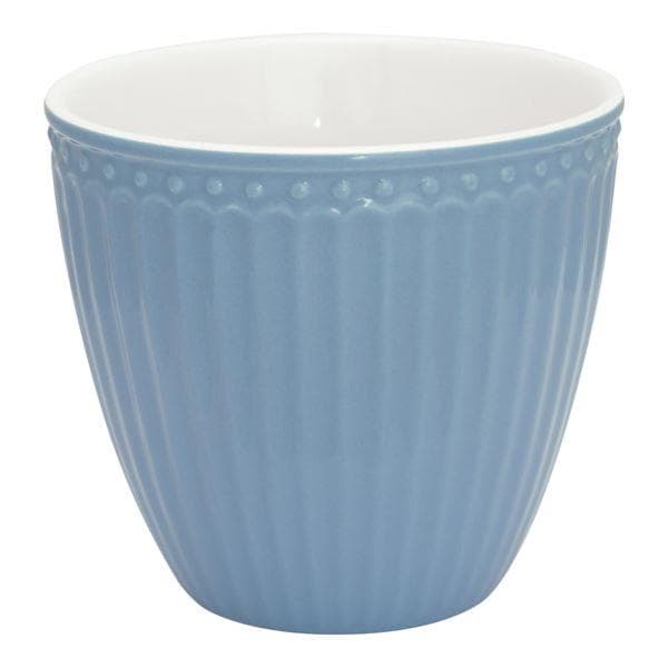 GreenGate - Everyday Alice lattekopp 35 cl sky blue