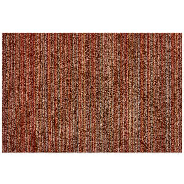 Chilewich - Skinny Stripe dørmatte 61x91 cm orange