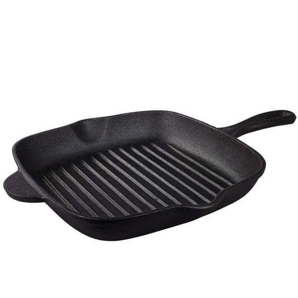 Tramontina - Cast iron grillpanne firkantet 2,2L svart