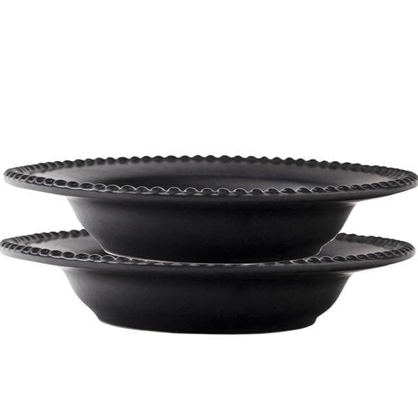 PotteryJo Daria dyp tallerken Ø26 cm 2-stk. Ink black