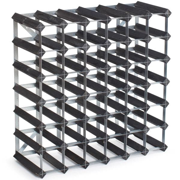 The Swedish Wine Rack Factory - Vinstativ 42 flasker svart ask