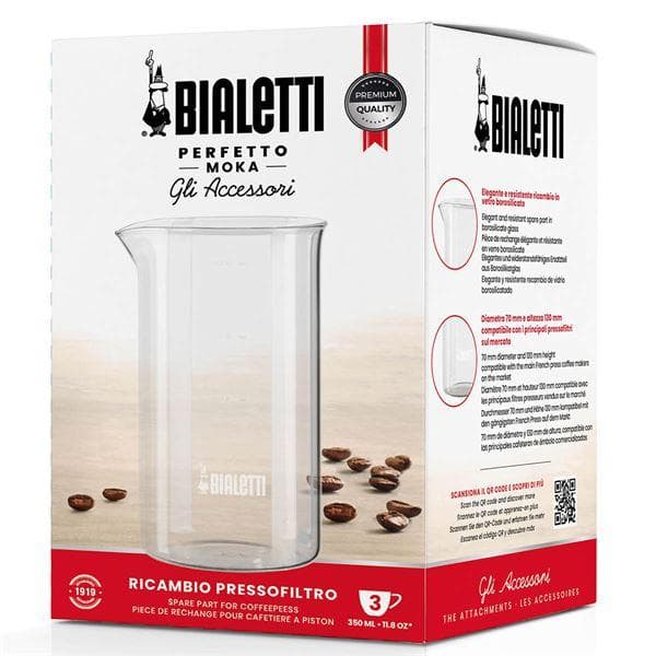 Bialetti - Reserveglass til presskanne 35cl klar