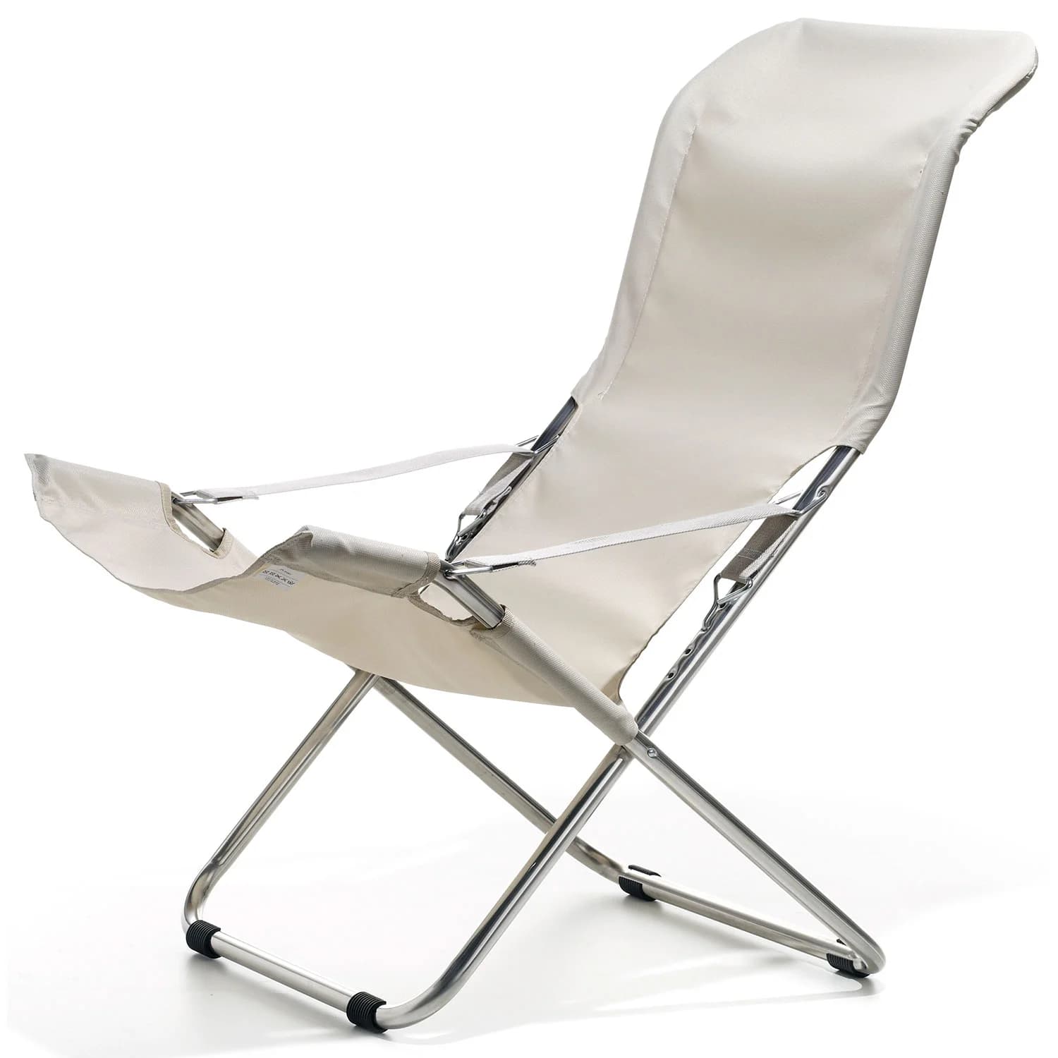 Fiam, Fiesta hvilestol white/grey aluminium