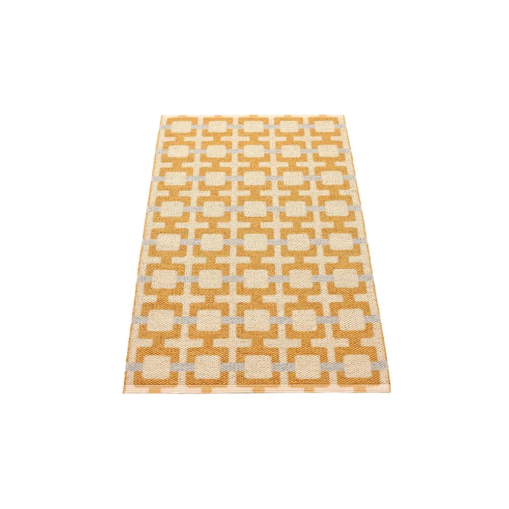 Pappelina, Tom tæppe Ochre/Cream/Sage 70 x 120 cm