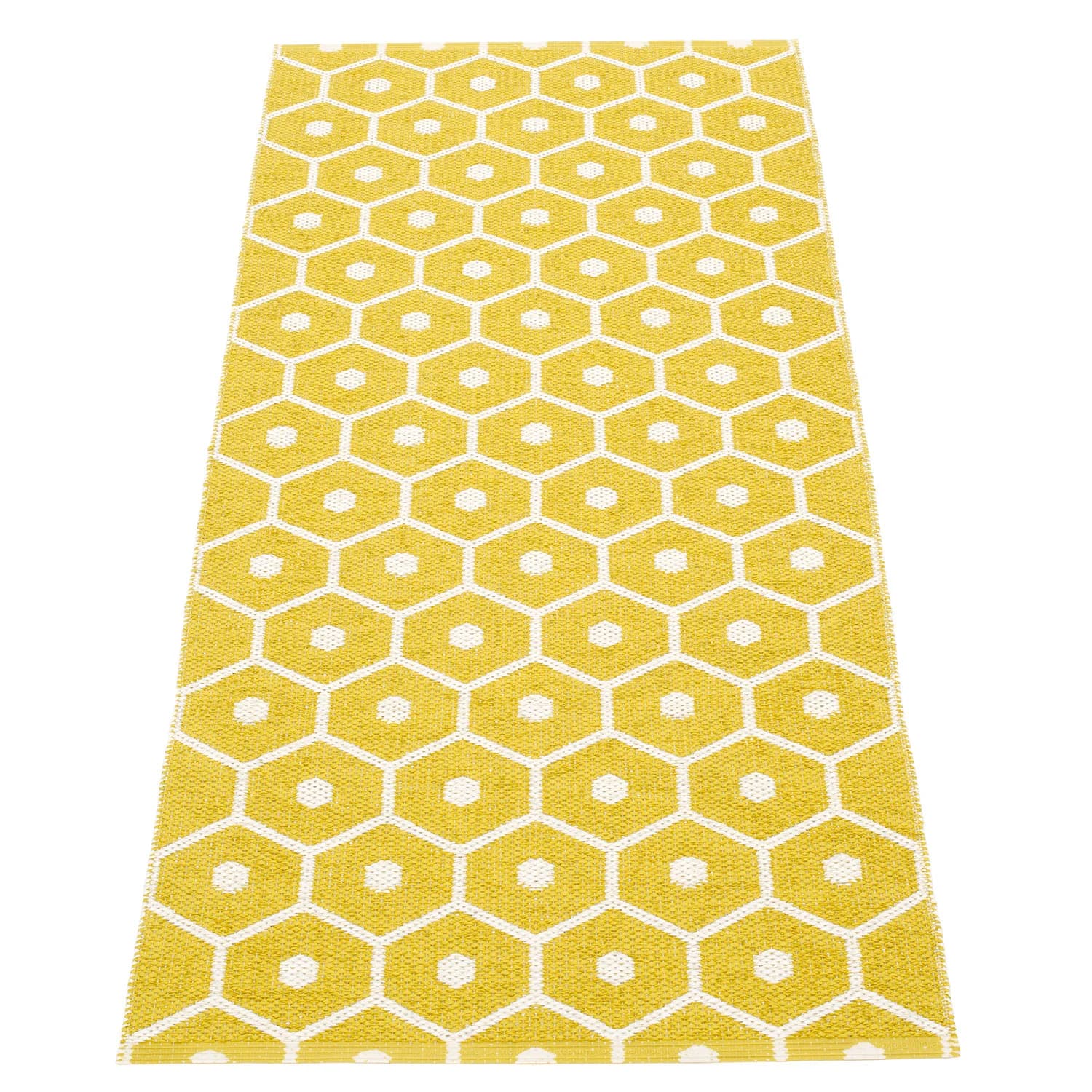 Pappelina, Honey tæppe 70x160 cm mustard / vanilla