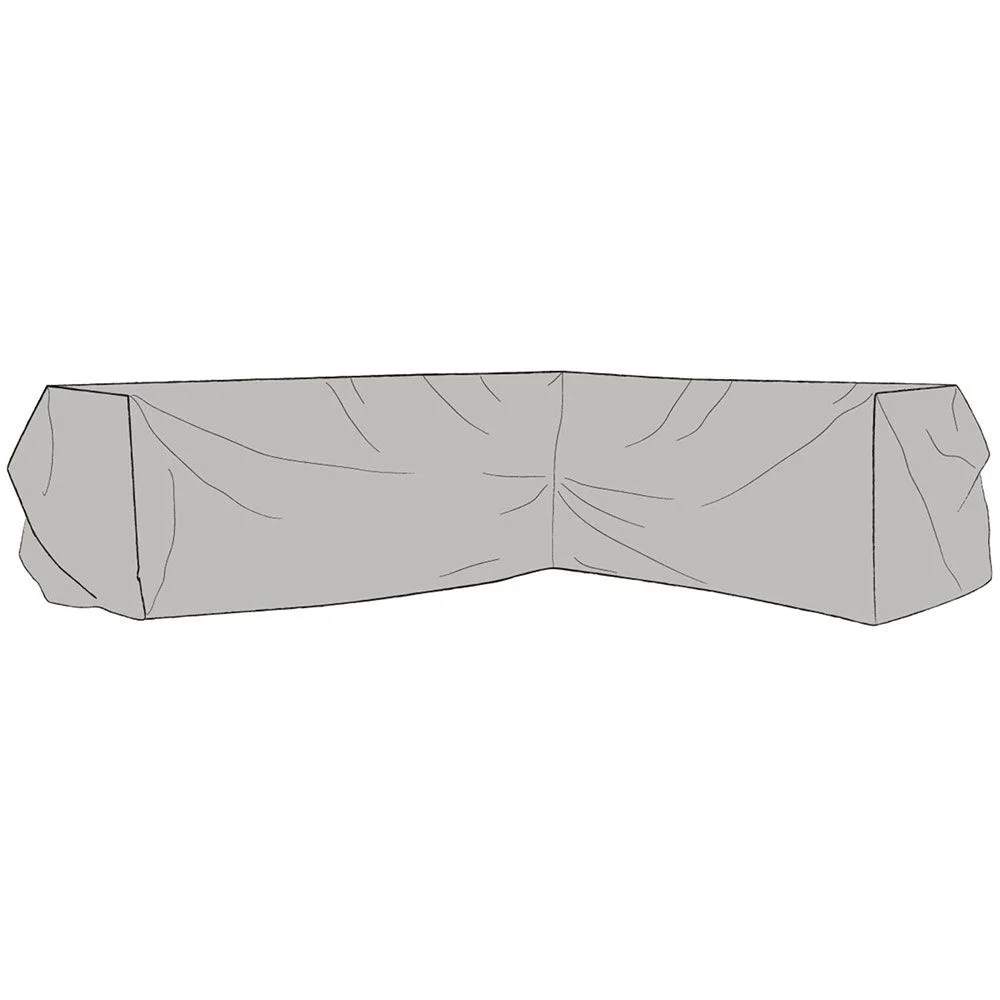 Brafab, Møbelovertræk Hjørnesofa 102x327 cm Grå Brafab