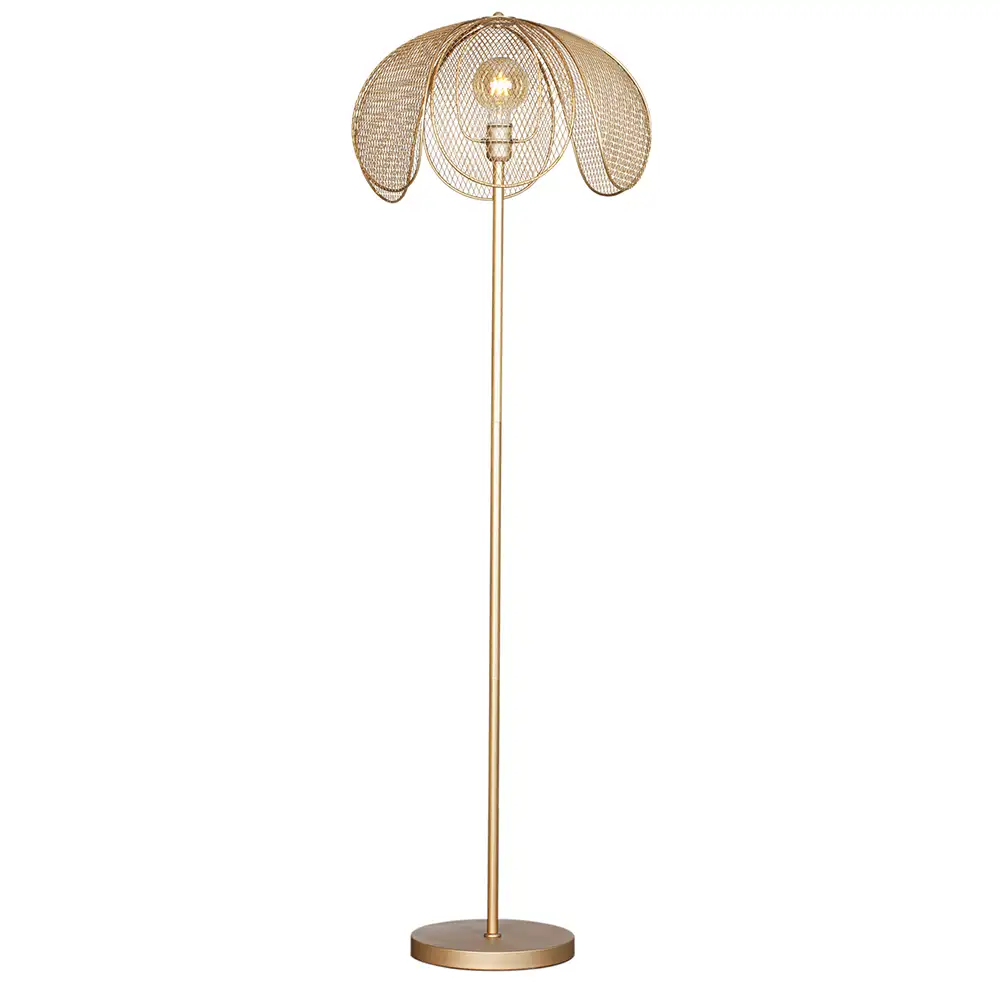 by Rydéns, Daisy Gulvlampe Guld