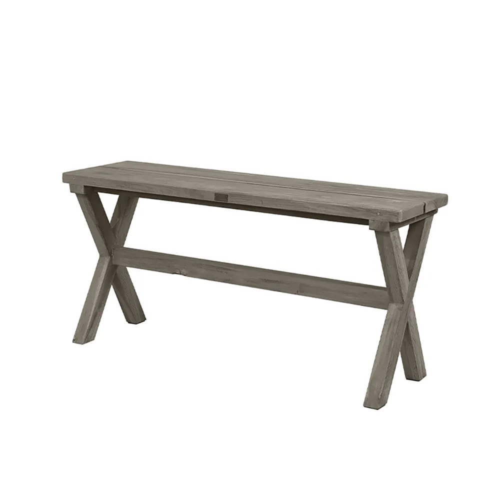 Artwood, Cross bænk Charcoal teak