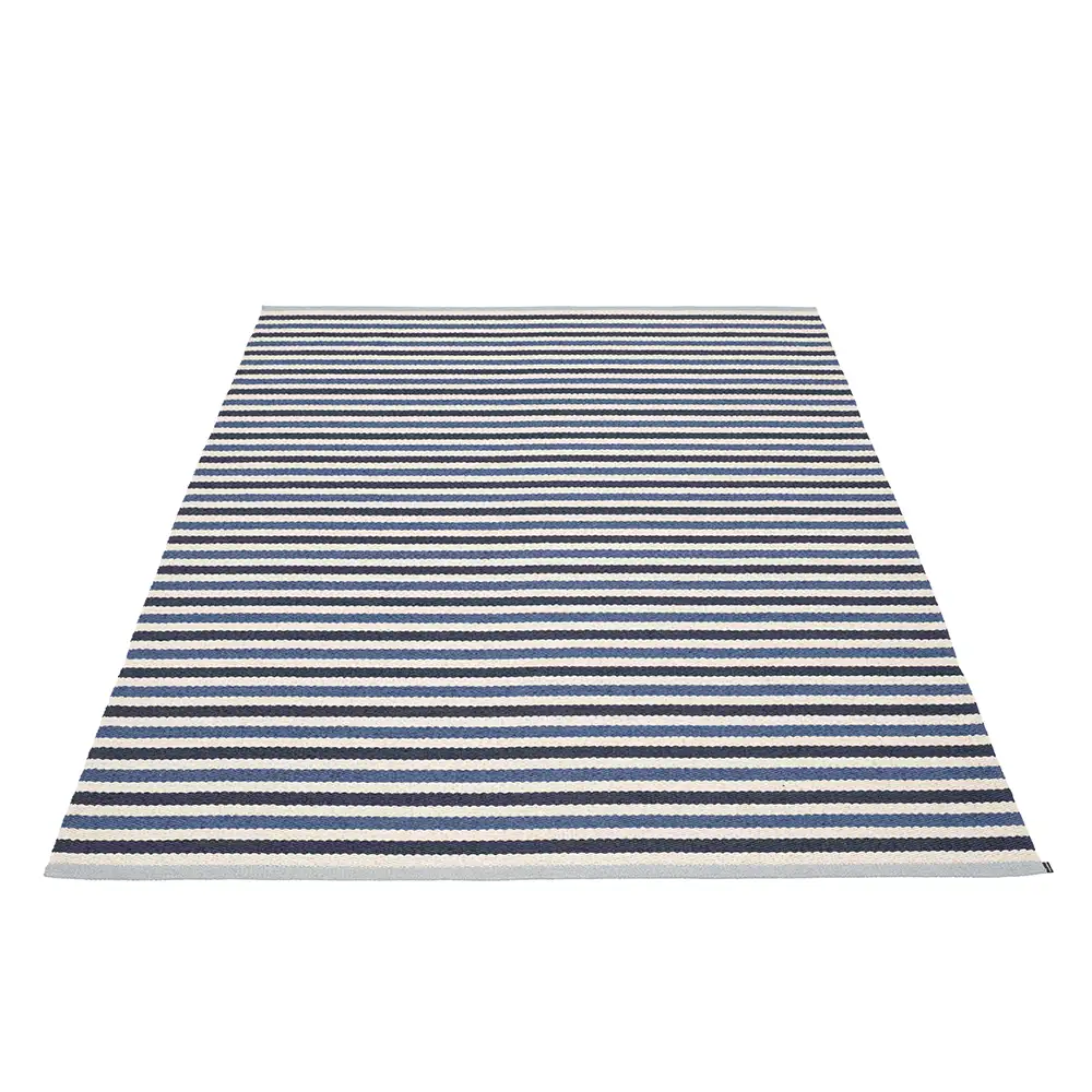 Pappelina, Teo tæppe 140x200 cm Denim/Dark Blue/Vanilla