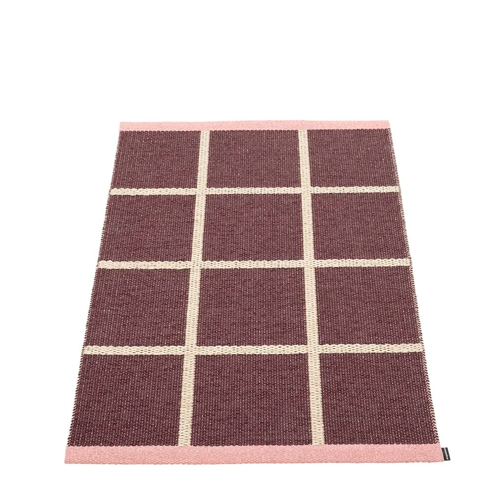 Pappelina, Vævet Tæppe Criss Pop Burgundy