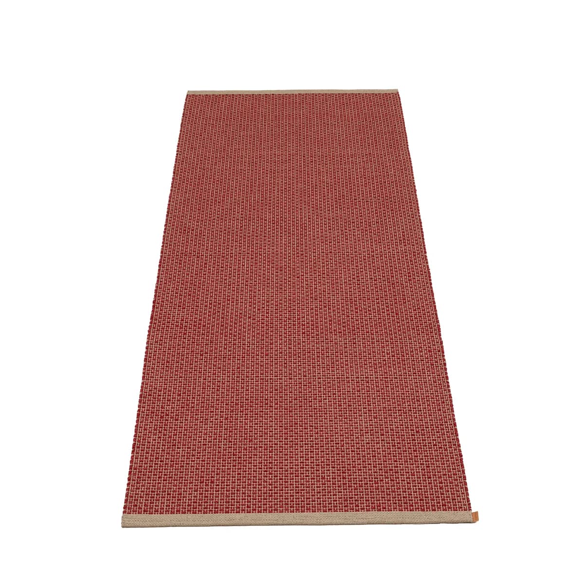 Pappelina, Vaskbar Plastmåtte NILS Dark Red 70x240 cm