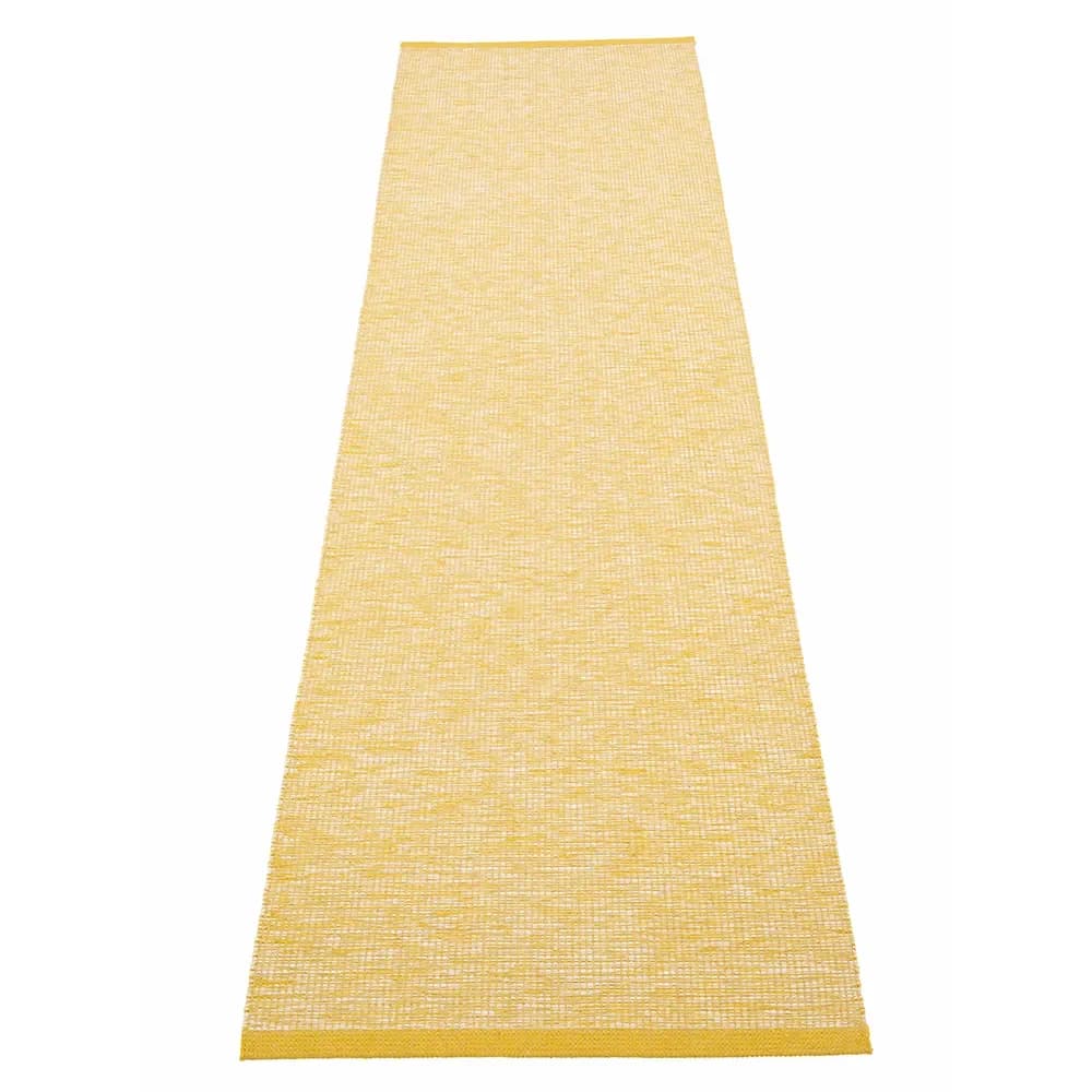 Pappelina, Sam tæppe 70 x 300 cm Mustard/Cream