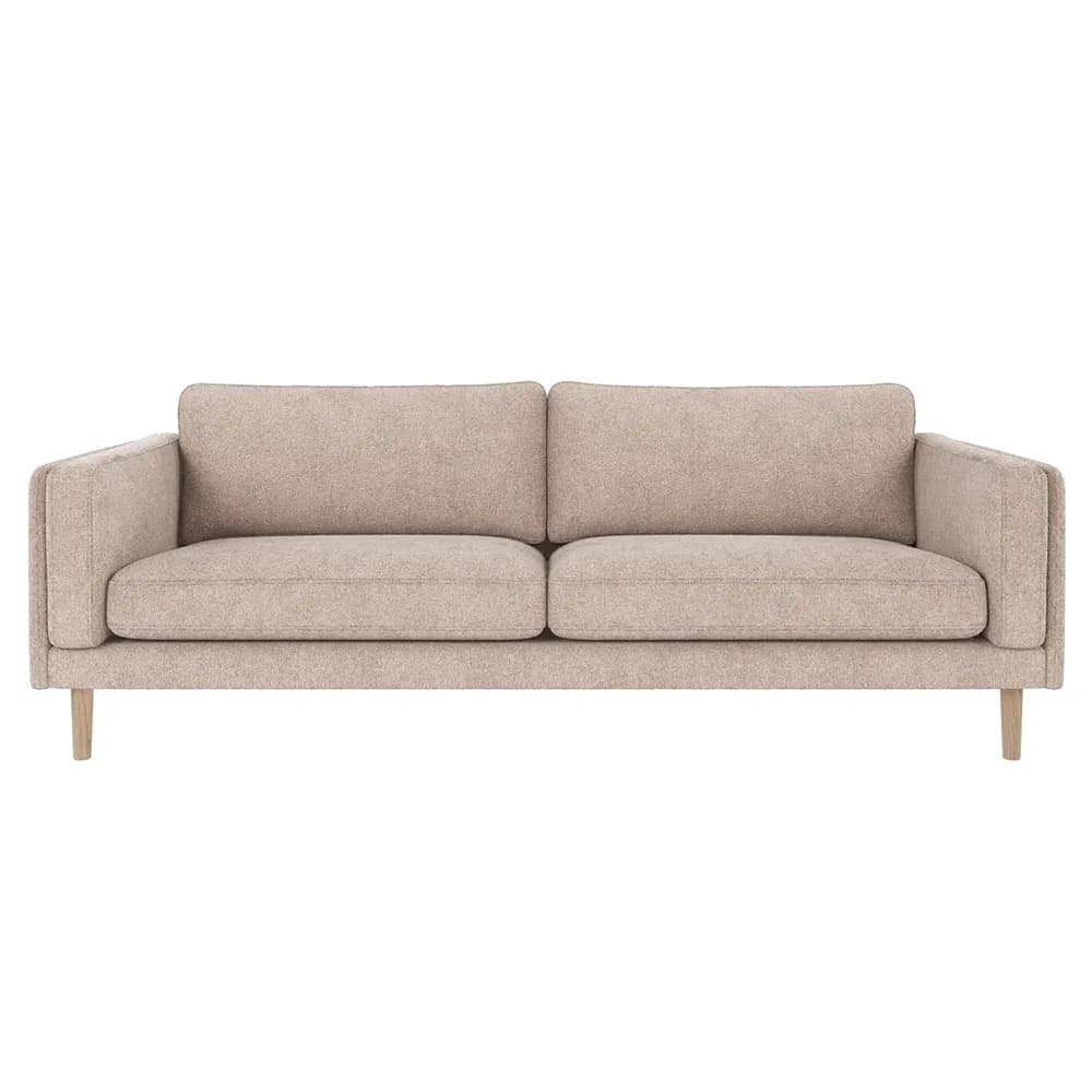 Rowico Home, Braden 3-personers sofa hvid pigment egben/lys beige