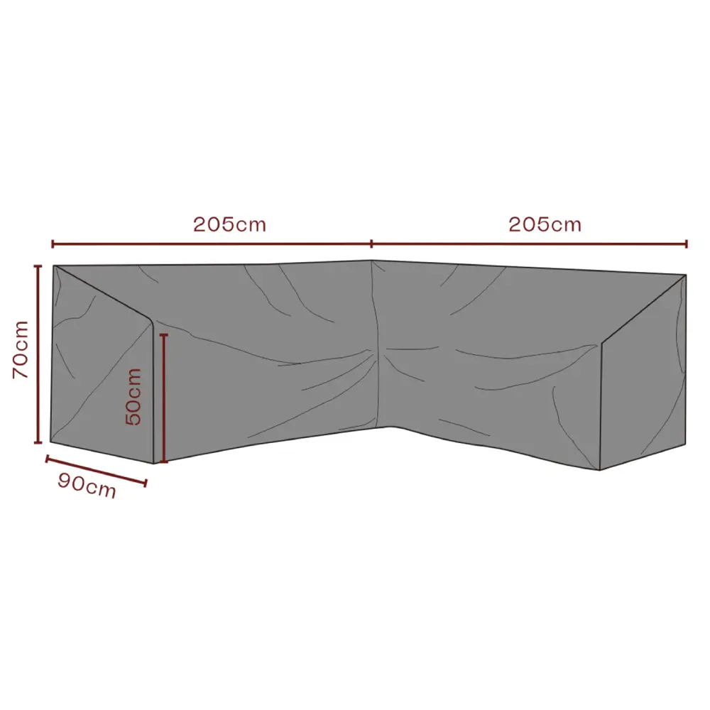 Brafab, Møbelbeskyttelse Hjørnesofa 205/205x90 cm Premium