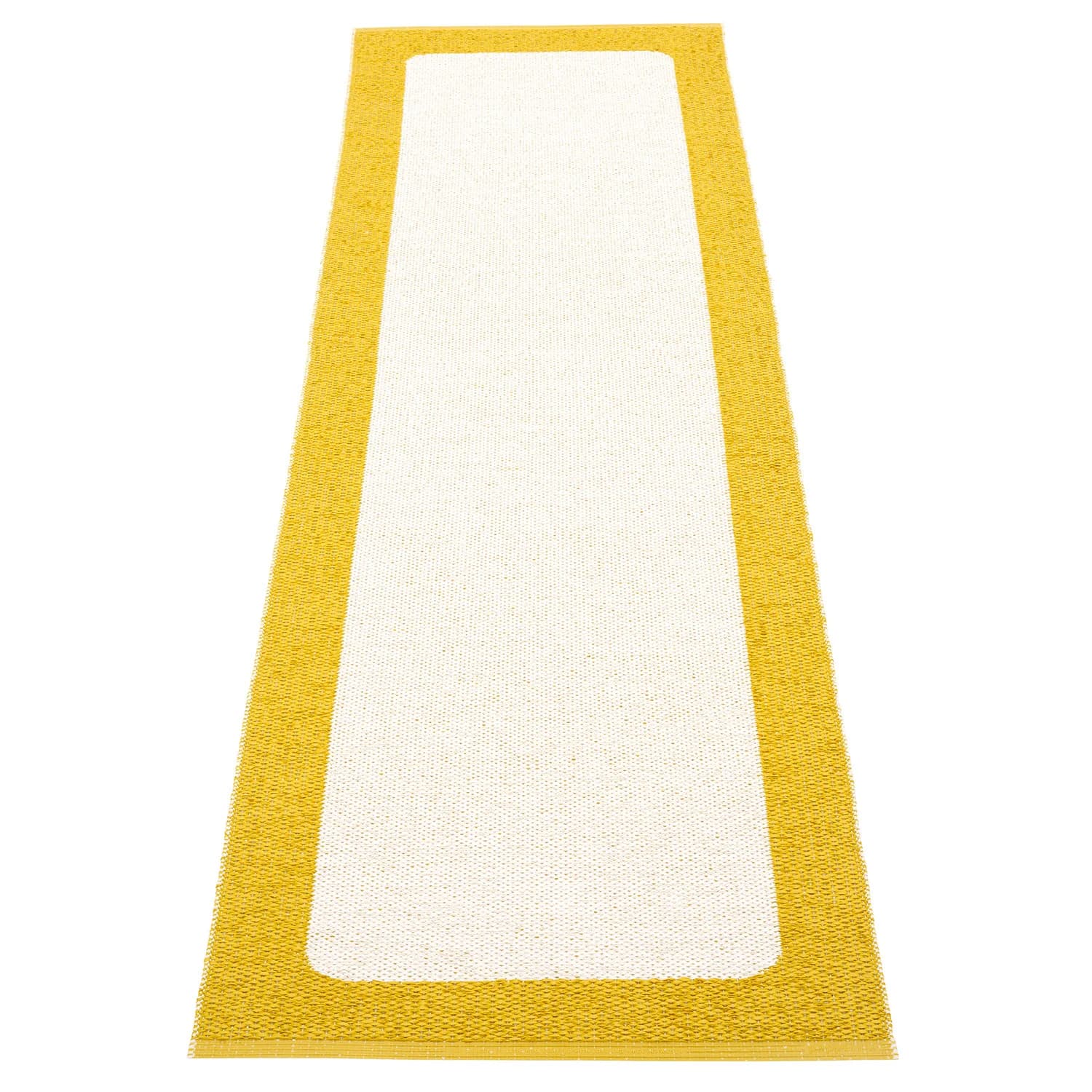 Pappelina, Ilda tæppe 70x240 cm mustard / vanilla