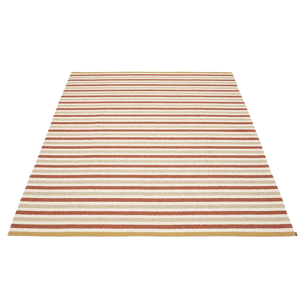 Pappelina, Teo tæppe 180x260 cm Brick/Beige/Vanilla