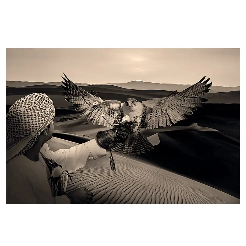 Artwood, Vægdekoration Arabian Hunt 120x80 cm Artwood
