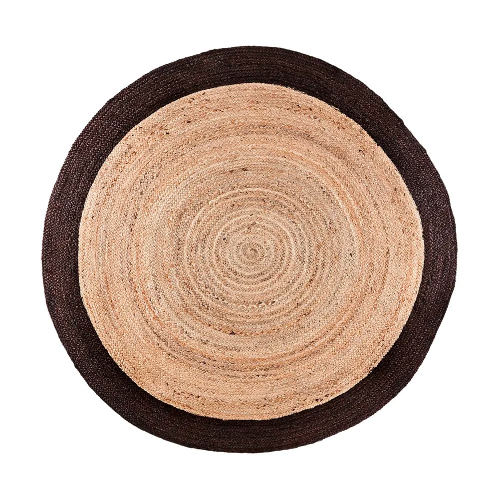 Affari of Sweden, JUNI tæppe natur/brun Ø150 cm