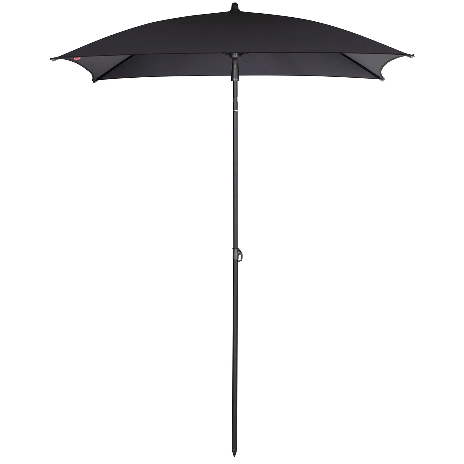 Fiam, Elios parasol 155x155 cm i antracit/gråt stål