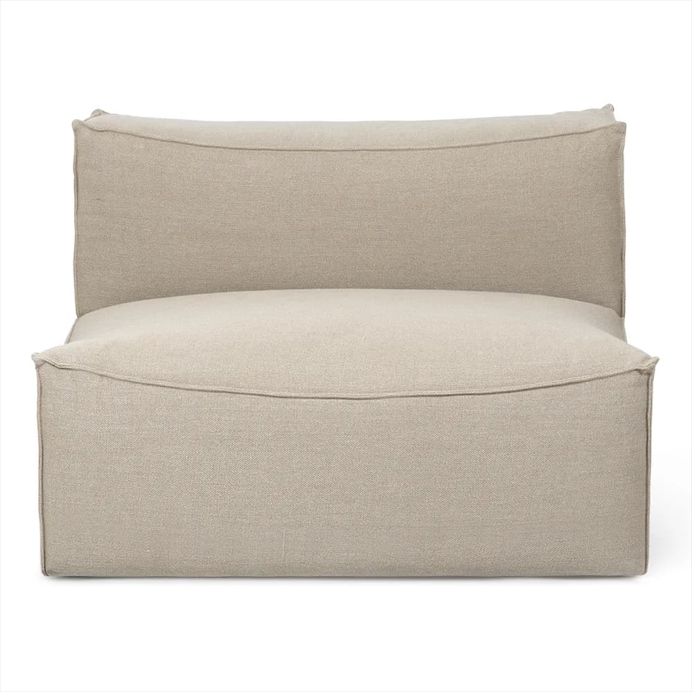 Ferm Living, Catena Sofa Center L100 - Rich Linen - Natural