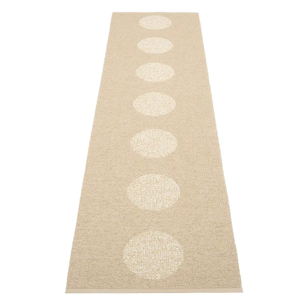 Pappelina, Vera 2.0 tæppe 70x280 cm Beige