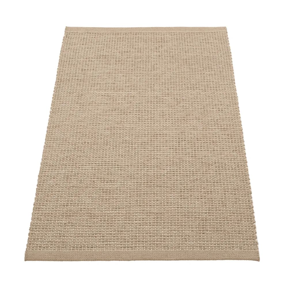 Pappelina, Emm tæppe 70 x 120 cm Potato/Beige Metallic