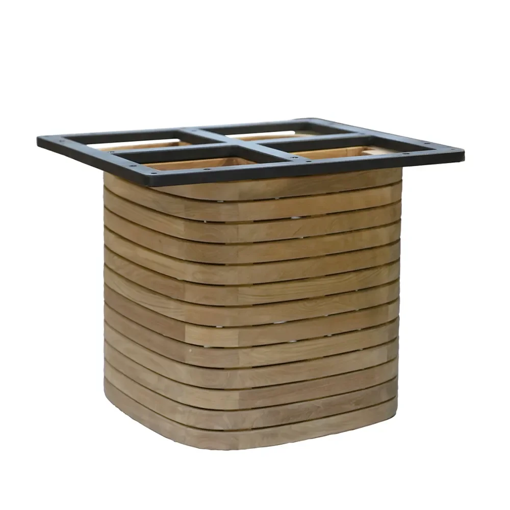 Cane-line, Mellow matbordstel kvadratisk f/bordsskiva 144x144 cm Teak