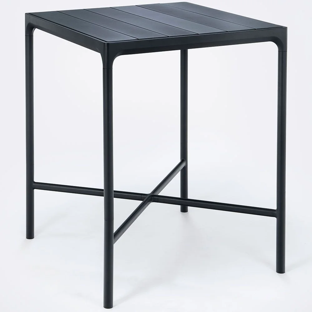 Houe, Four barborde 90x90 cm sort aluminium