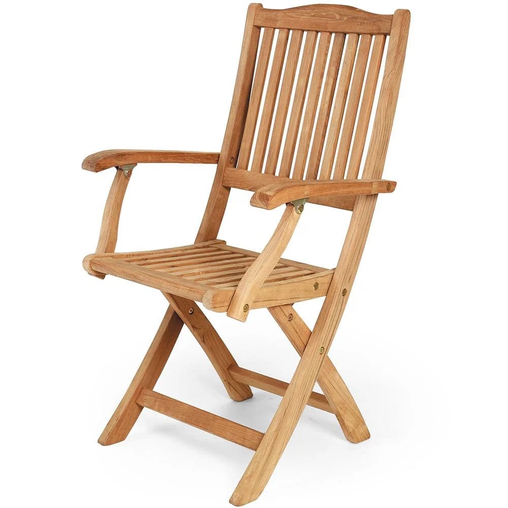 Brafab, Filippa Stol/Karmstol Natur Teak Brafab
