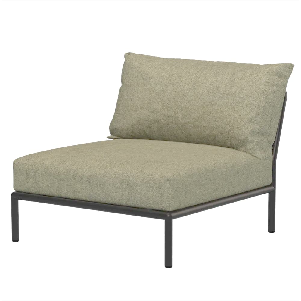 Houe, Level 2 Lænestol Moss/Dark grey