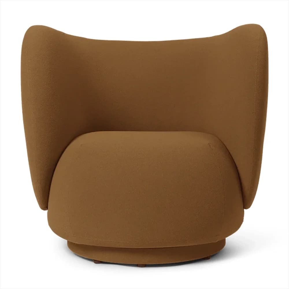 Ferm Living, Rico Lounge lænestol Grain - Caramel