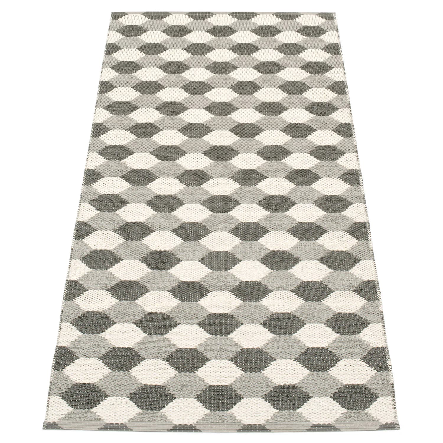 Pappelina, Dana tæppe 70x160 cm warm grey / charcoal / vanilla