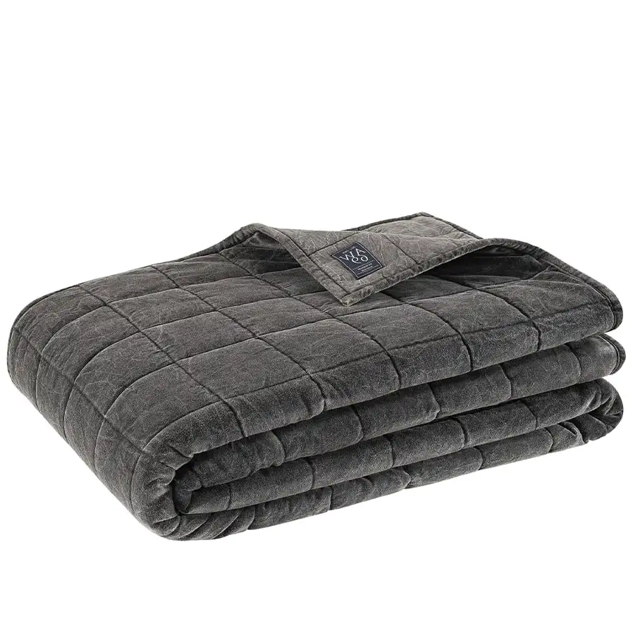 Artwood, Posh sengetæppe 260x260 cm Washed Black