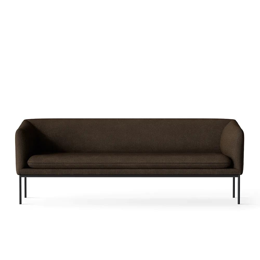 Ferm Living, Sofa 3-Sæders Turn Hallingdal Dark Brown