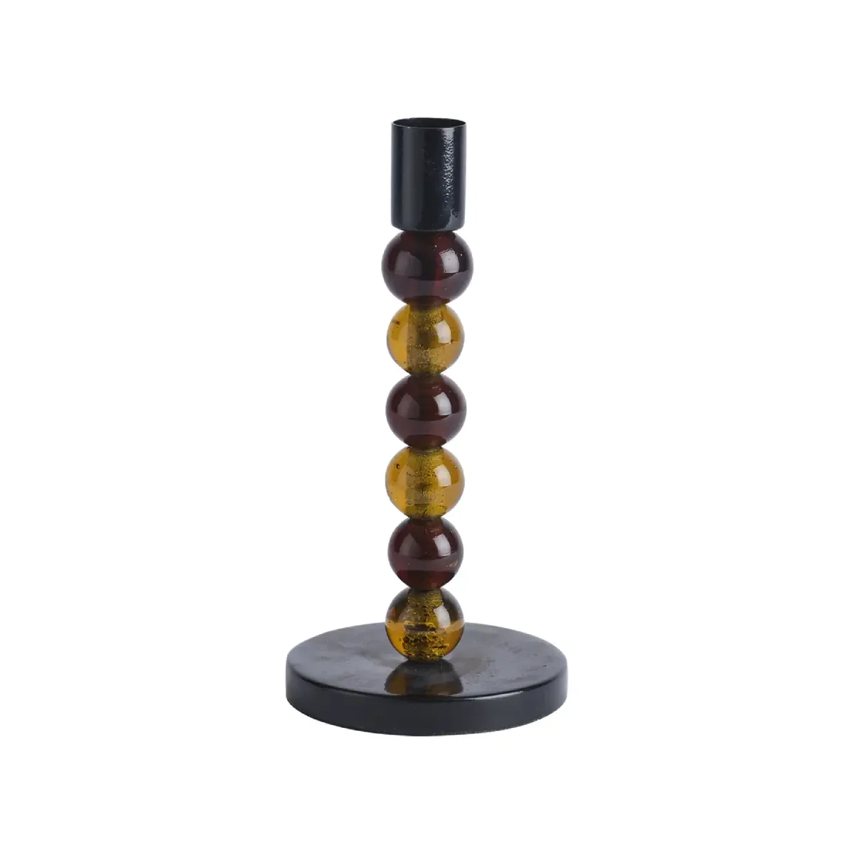 Affari of Sweden, ISABELLE Lysestage H:18,5 cm Brun/Sort