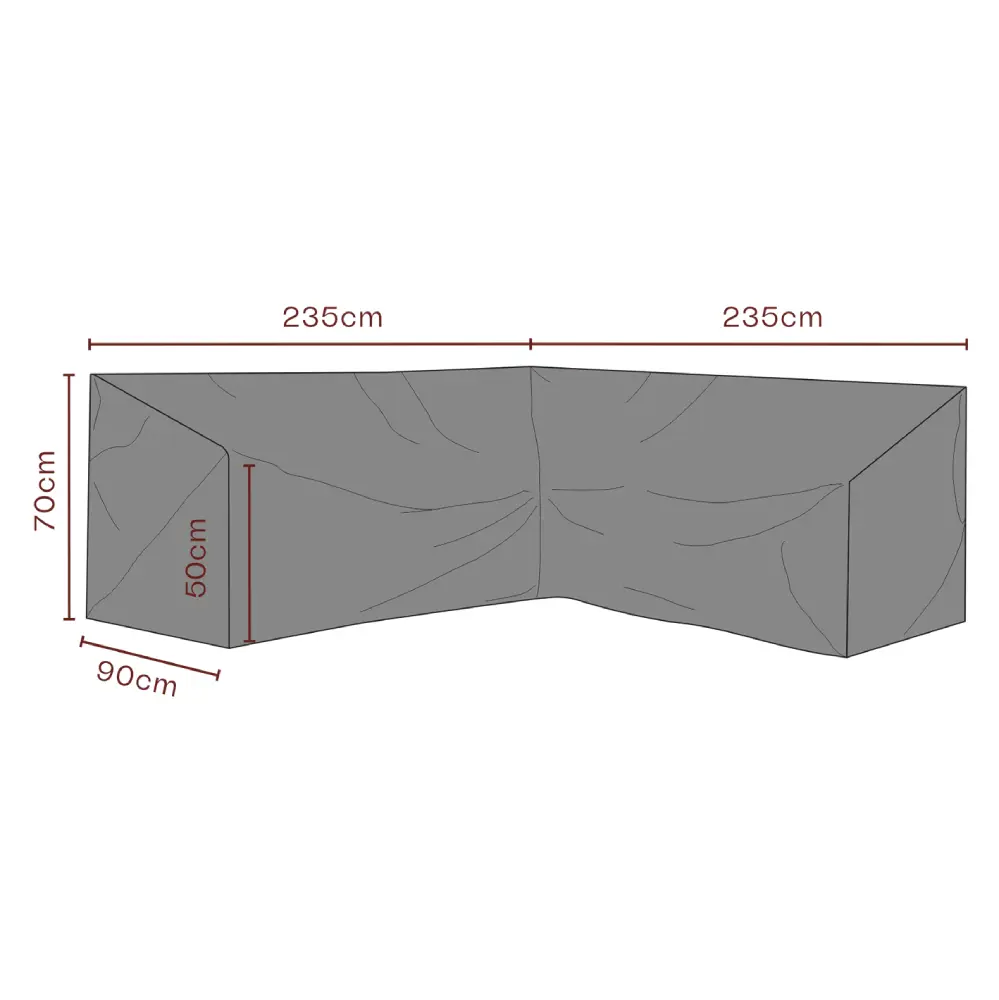 Brafab, Møbelbeskyttelse hjørnesofa 235/235x70 cm Premium