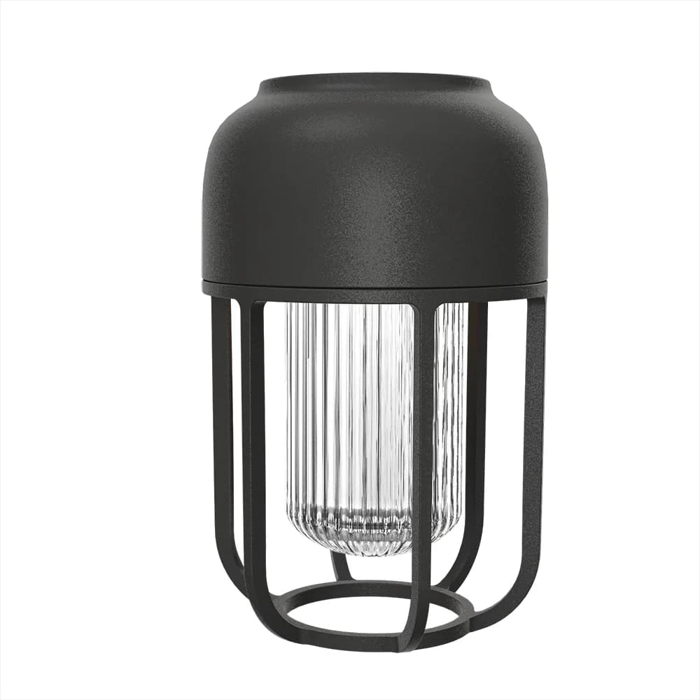 Houe, Bærbar solcellelampe LIGHT No.1 sort