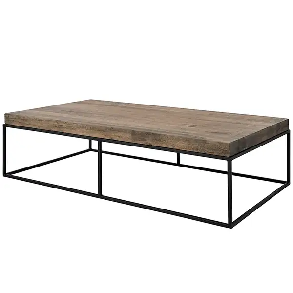 Artwood, Sofabord Carlisle 140x80 cm Silver Back Artwood