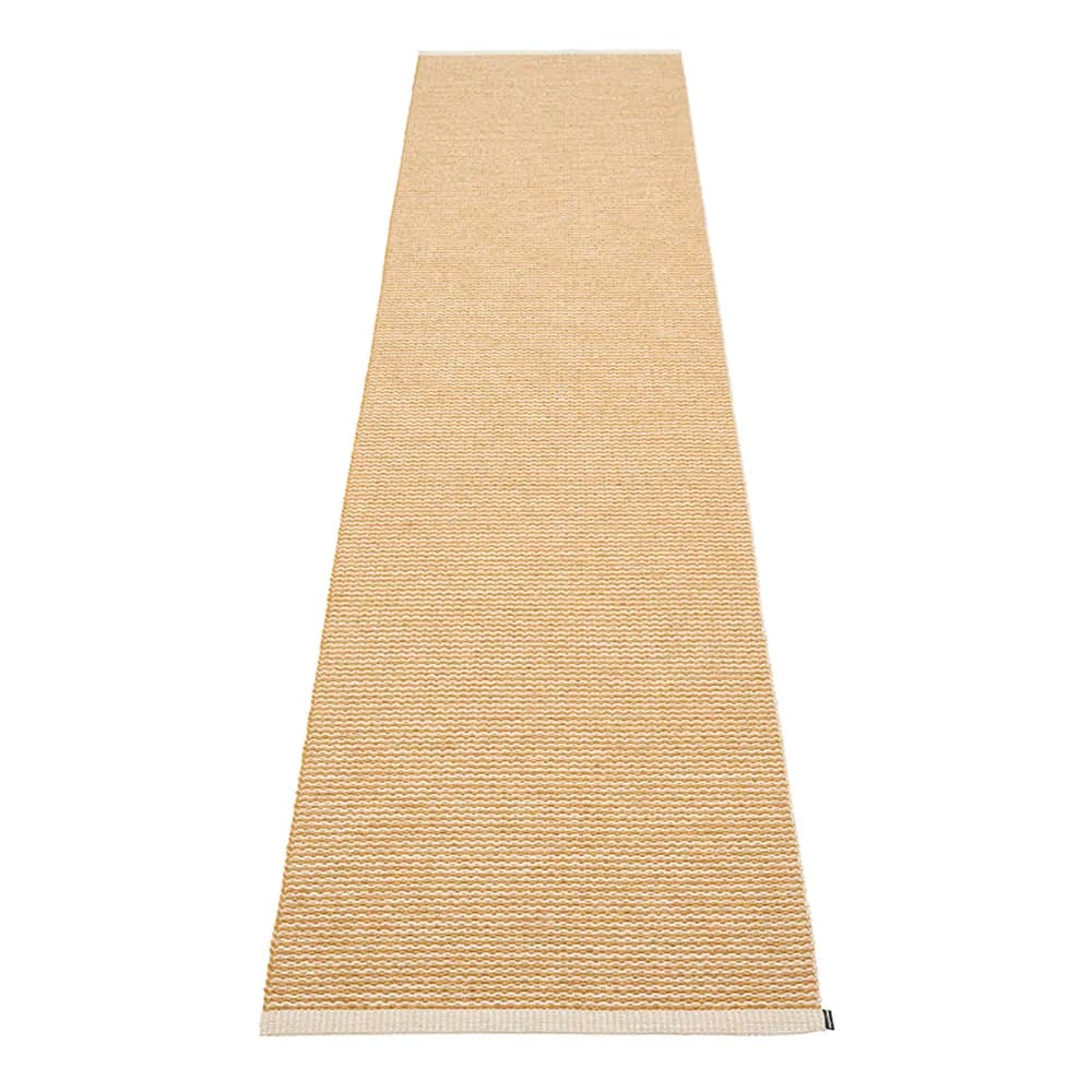 Pappelina, Mono Ochre / Cream tæppe 70 x 300 cm
