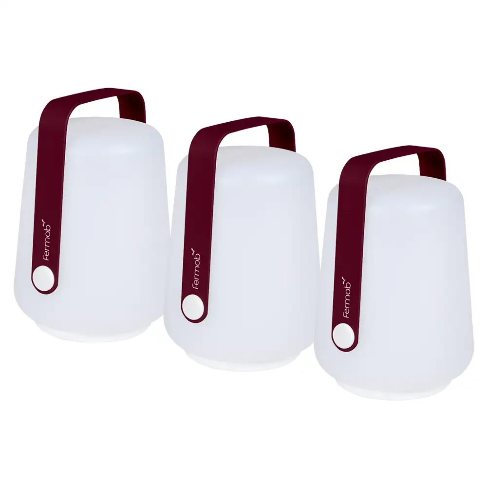 Fermob, Balad Lampe H12 3-pakke Black Cherry