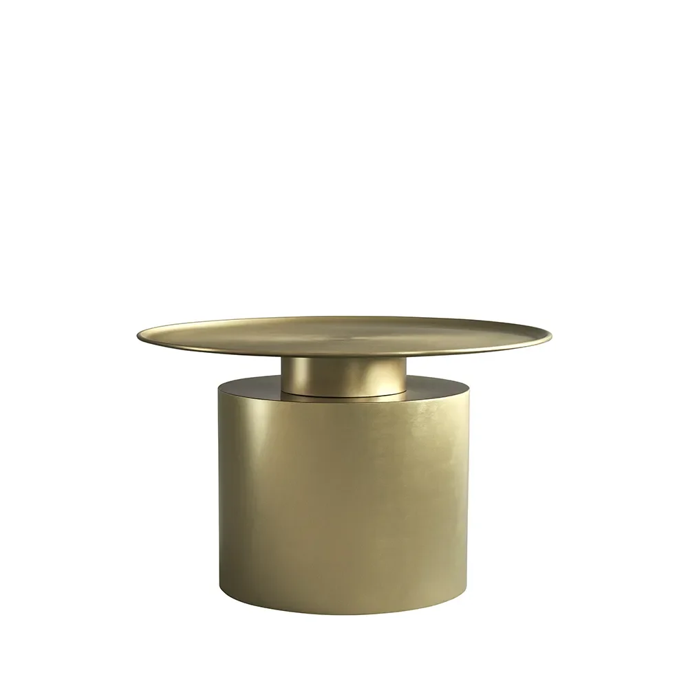 101 COPENHAGEN - Pillar sidebord, messing, 41 cm, jern