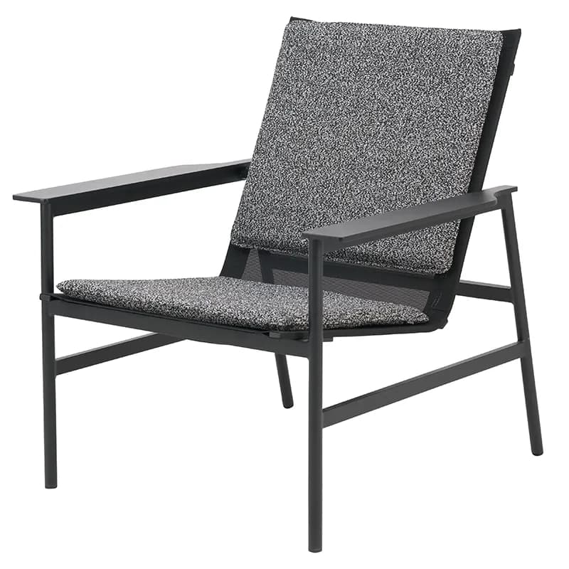 Brafab Soro loungestol Sort-teddy ant