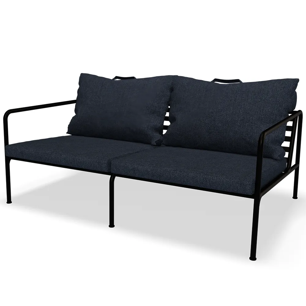 Houe, Avon 2-personers sofa Sky/Black