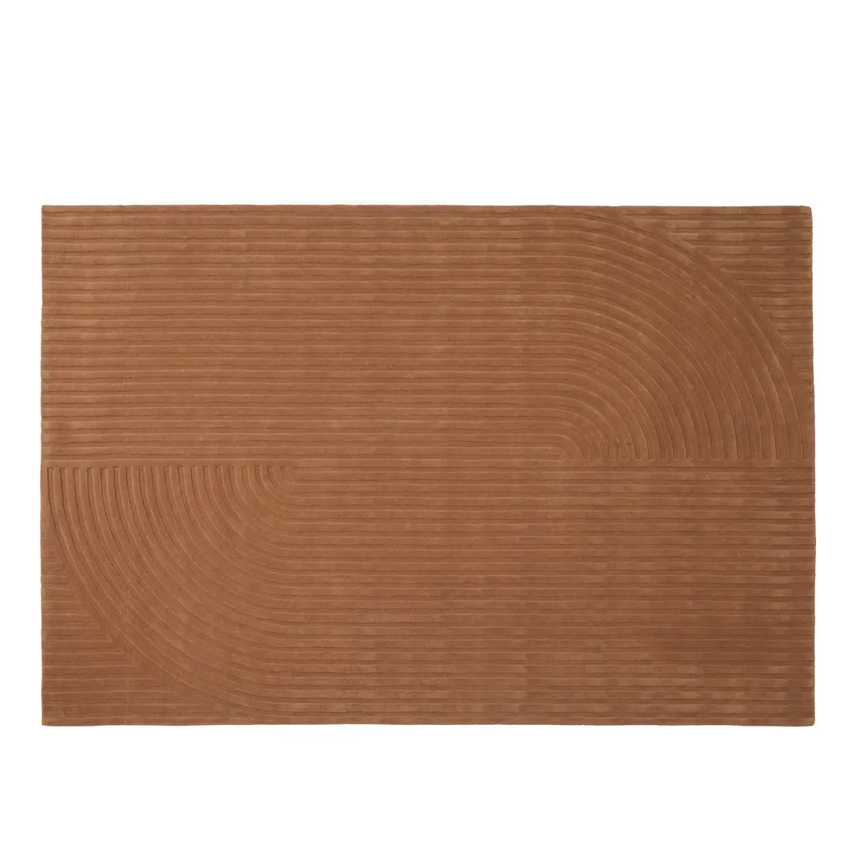 Muuto, Relevo tæppe Quattro - 200 x 300 cm - Burnt Orange
