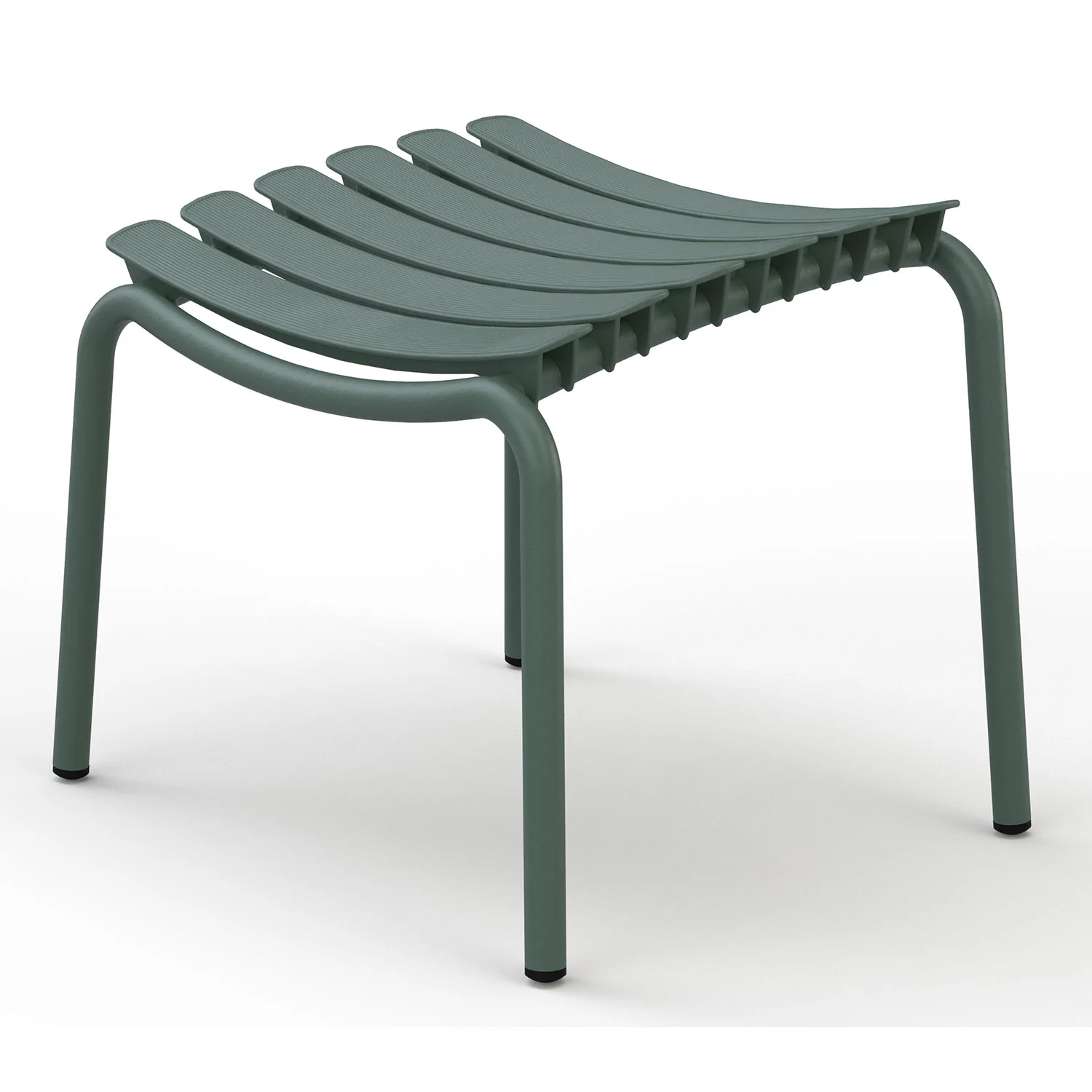 Houe, Reclips fodskammel olivengrøn aluminium