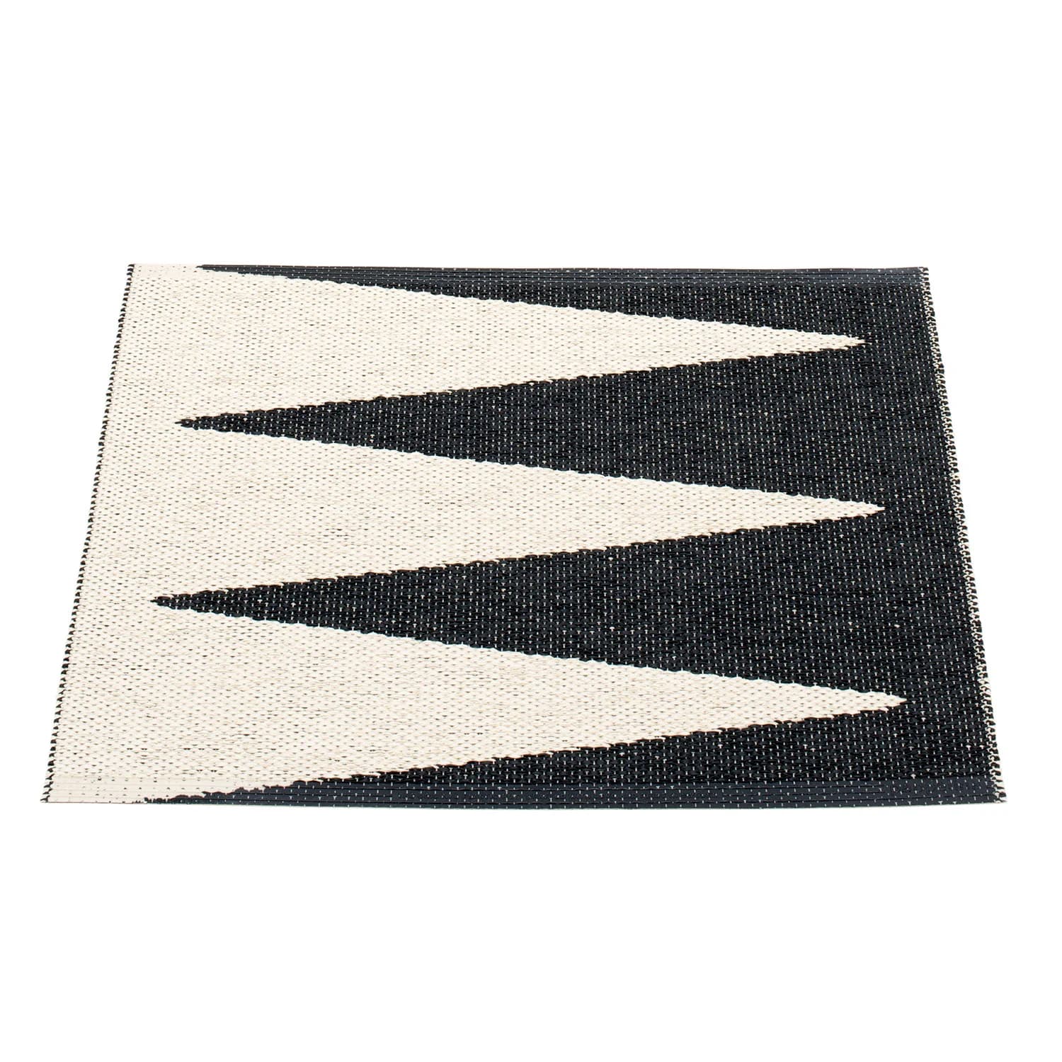 Pappelina, Vivi tæppe 70x60 cm black / vanilla