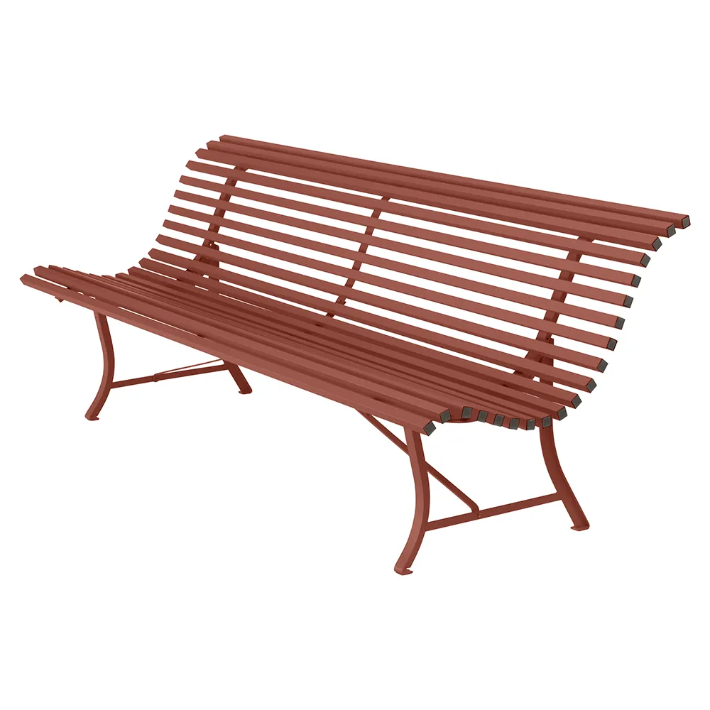 Fermob, Louisiane sofa 200 cm Red ochre