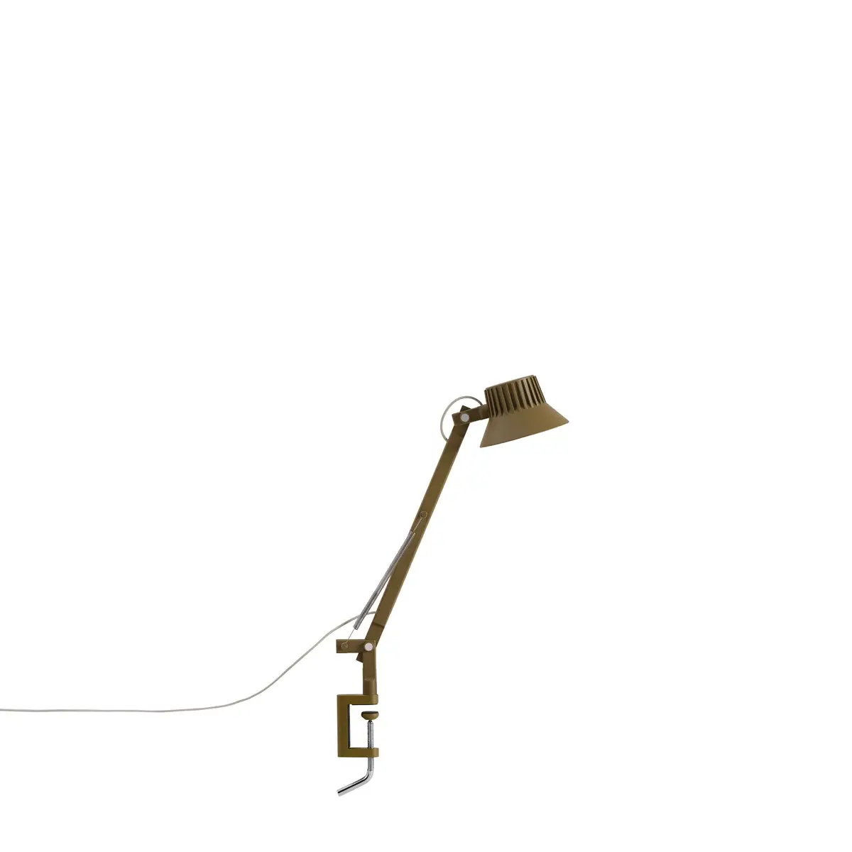 Dedicate Bordlampe w/Clamp S1 Brown Green Muuto - Kontor / arbejdsværelse - Aluminium