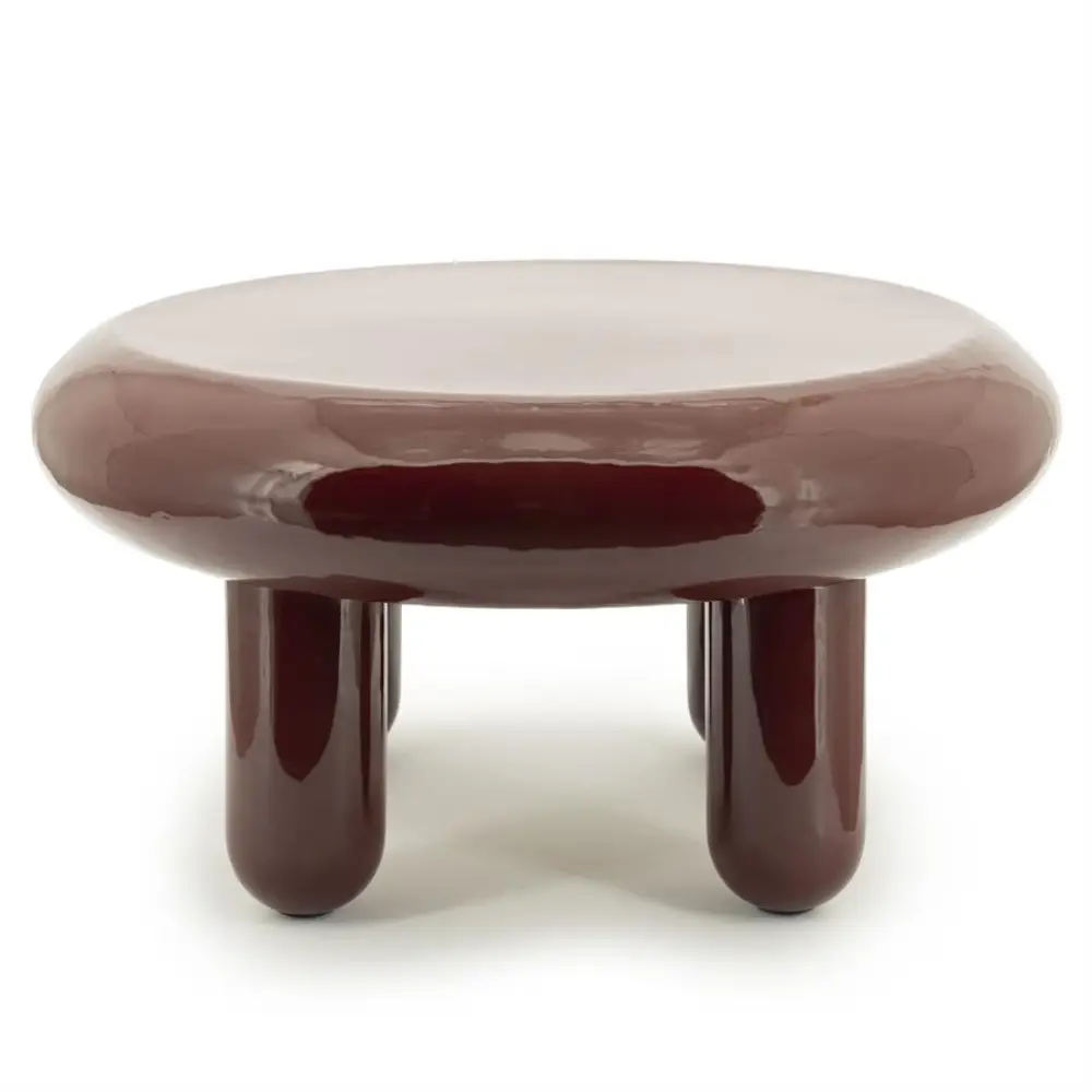 By Boo, Balloon Sofabord - burgundy 70x70x35 cm